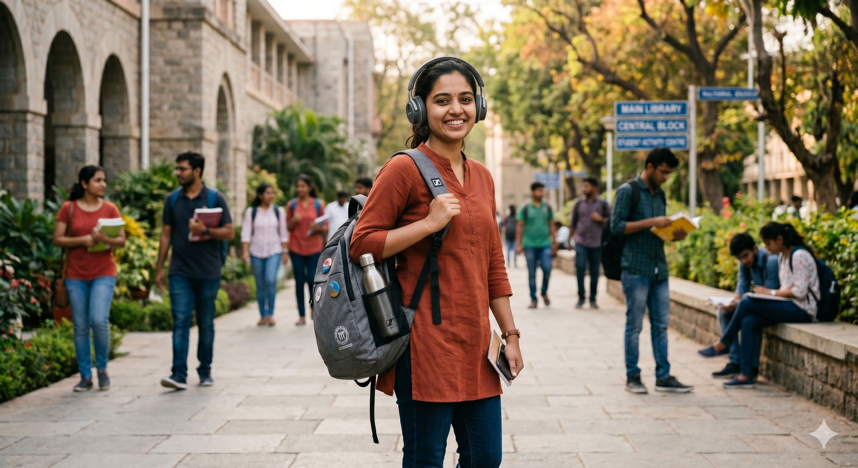 Student getting support from IGL EduConnect counsellors