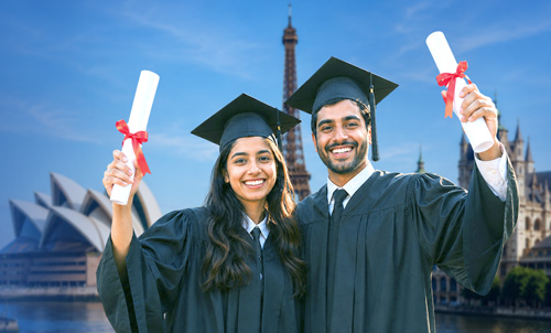 Student ready to study abroad with IGL EduConnect